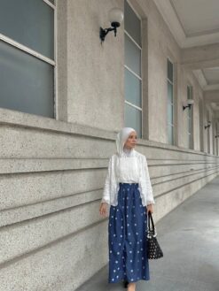 Luna Skirt with Hand Shibori - Image 2