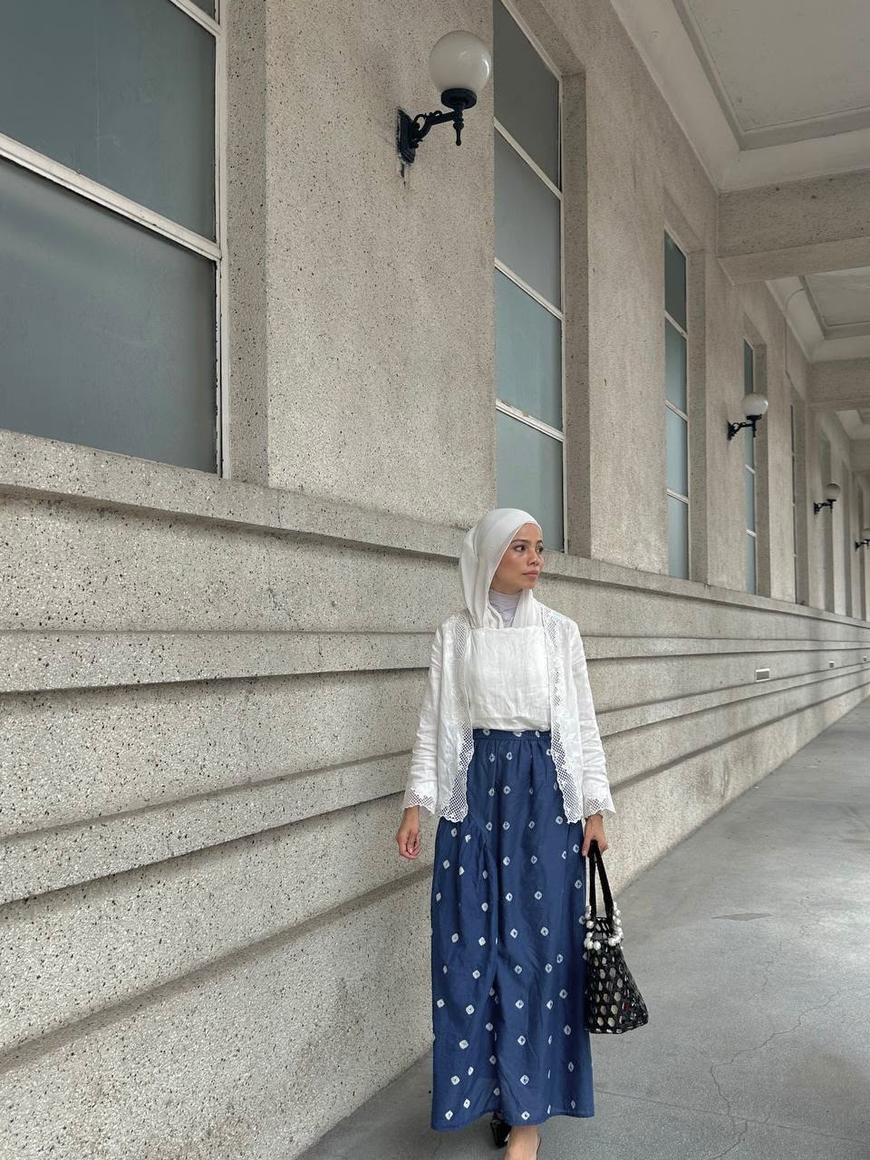Luna Skirt with Hand Shibori - Image 2