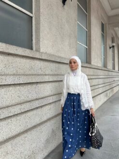 Luna Skirt with Hand Shibori