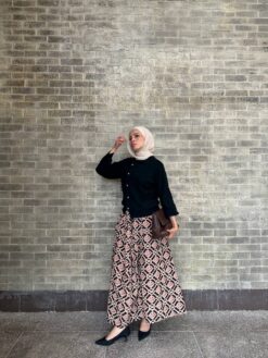 Luna Skirt with Hand Block Prints